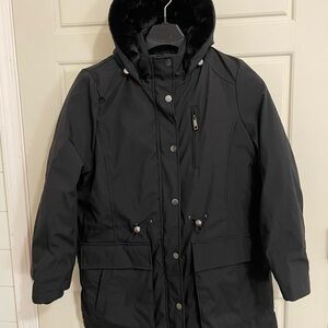 Time and Tru Black Puffer Jacket